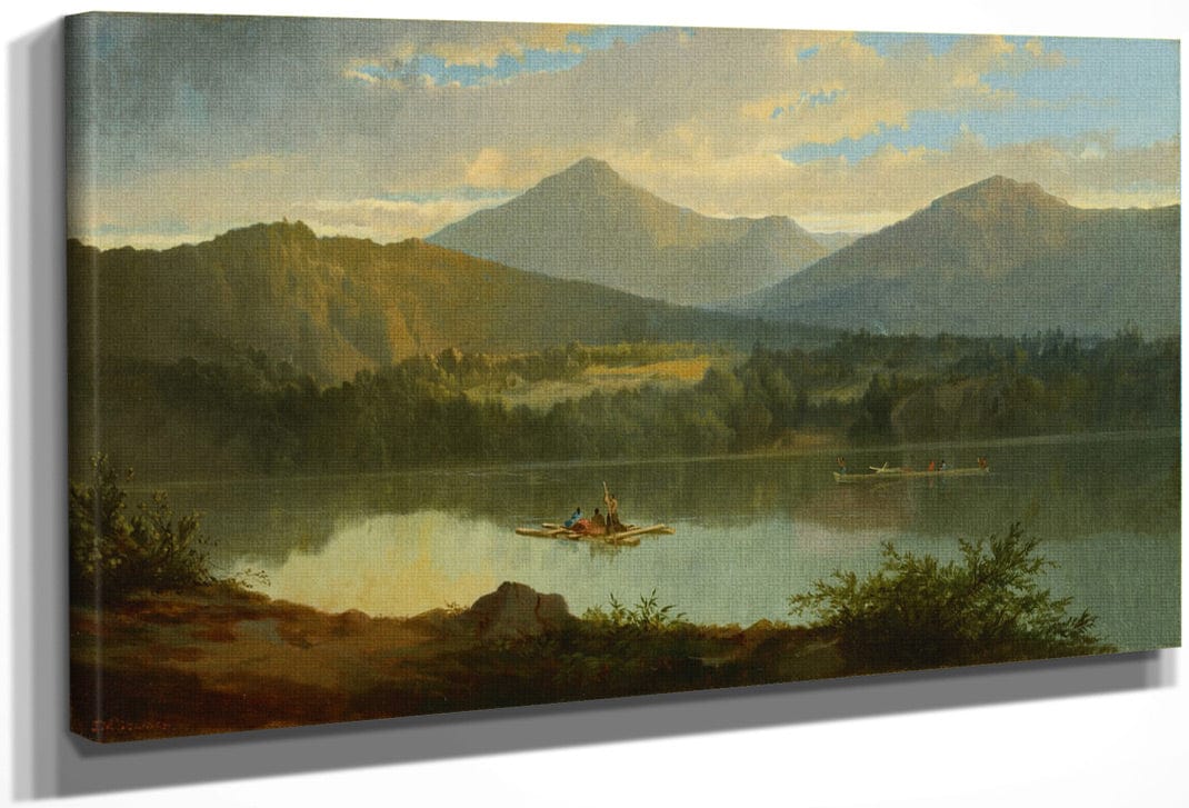 Western Landscape By John Mix Stanley Fine Art Print