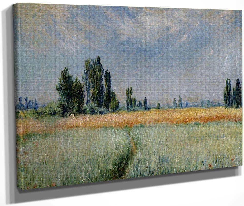 Wheat Field By Monet Claude Fine Art Print