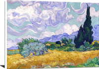 Wheat Field With Cypruses Painting Vincent Van Gogh Canvas Art Fine Art Print