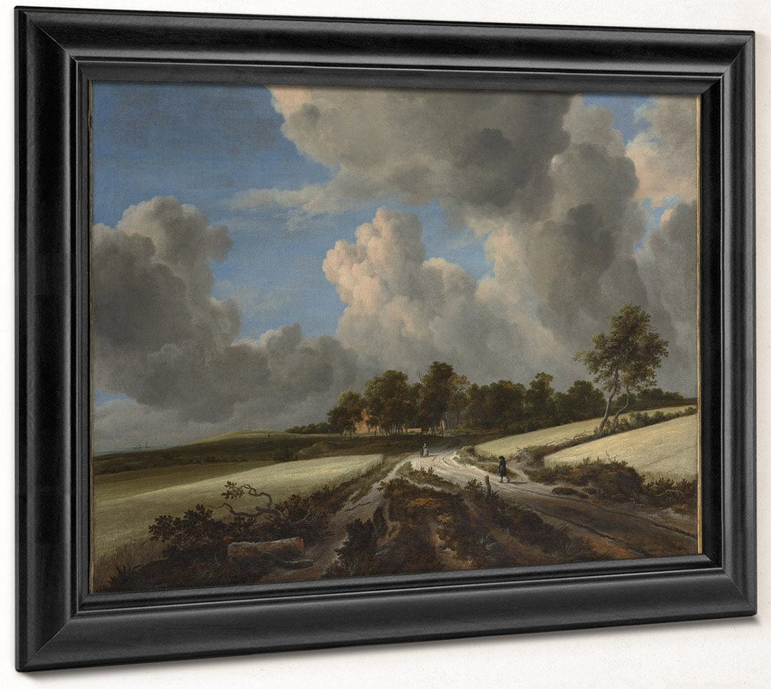 Wheat Fields By Jacob Van Rusdael Fine Art Print