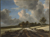 Wheat Fields By Jacob Van Rusdael Fine Art Print