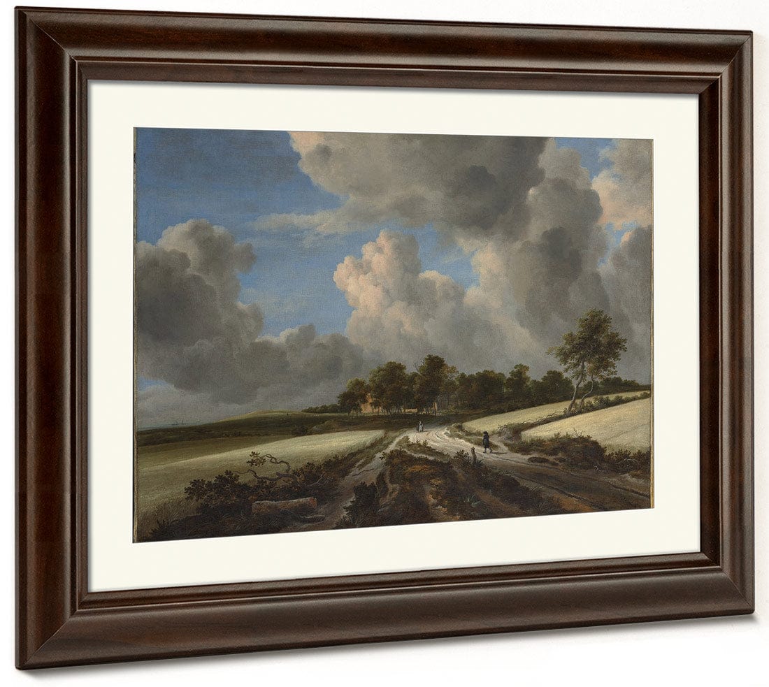 Wheat Fields By Jacob Van Rusdael Fine Art Print