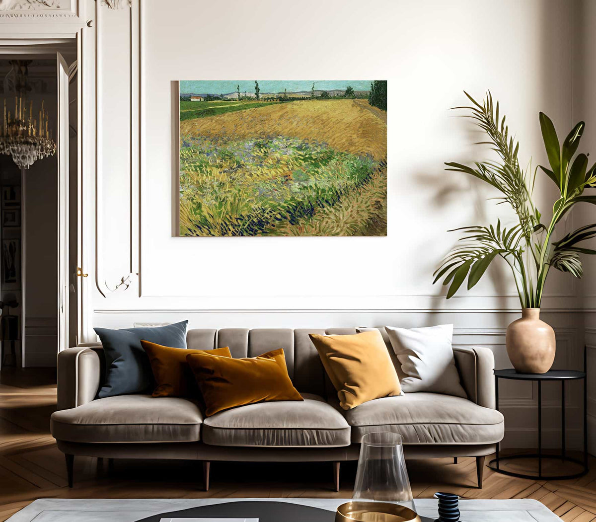Wheatfield 2 By Vincent Van Gogh Fine Art Print