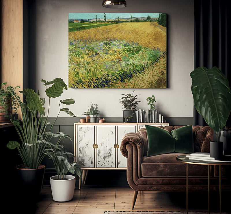 Wheatfield 2 By Vincent Van Gogh Fine Art Print