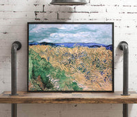 Wheatfield With Cornflowers Painting Vincent Van Gogh Canvas Art Fine Art Print