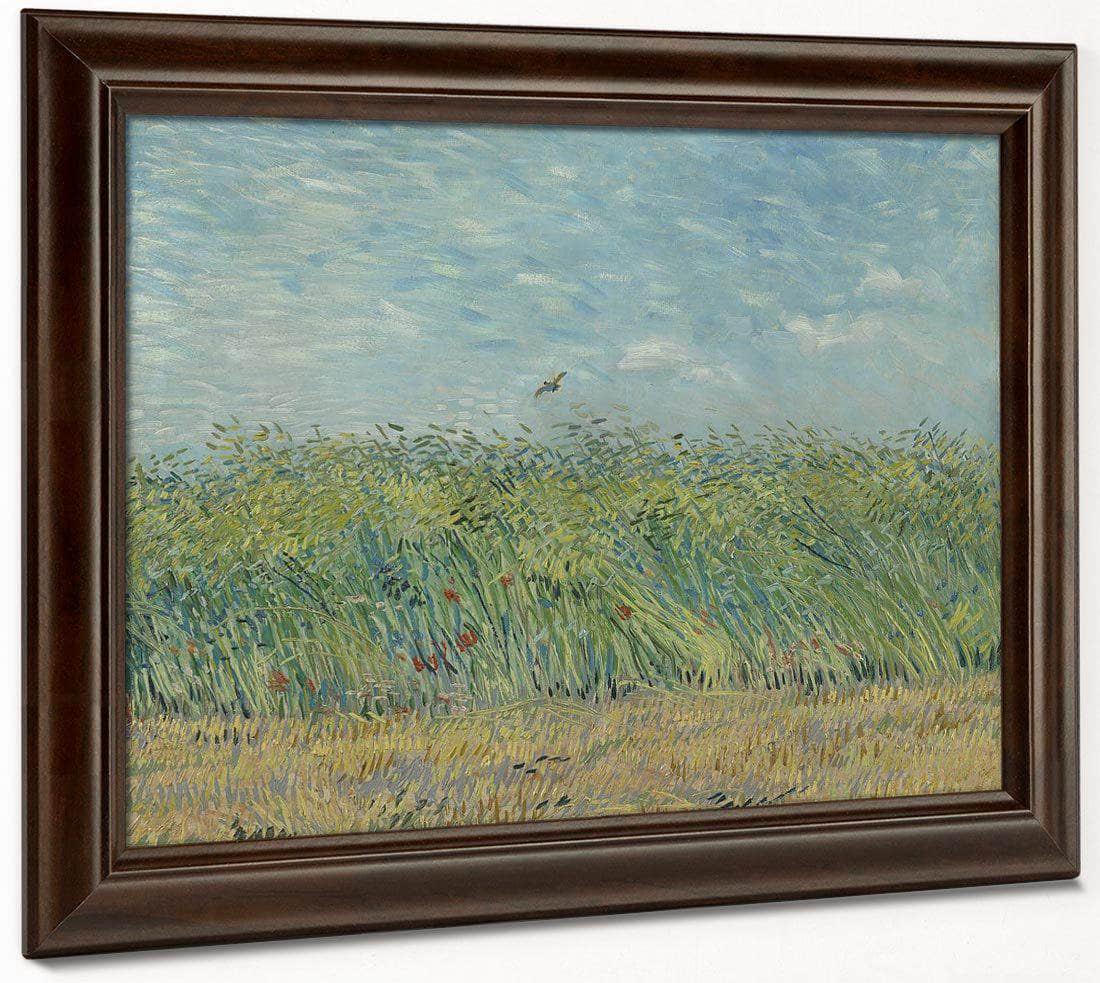 Wheatfield With Partridge By Vincent Van Gogh Fine Art Print