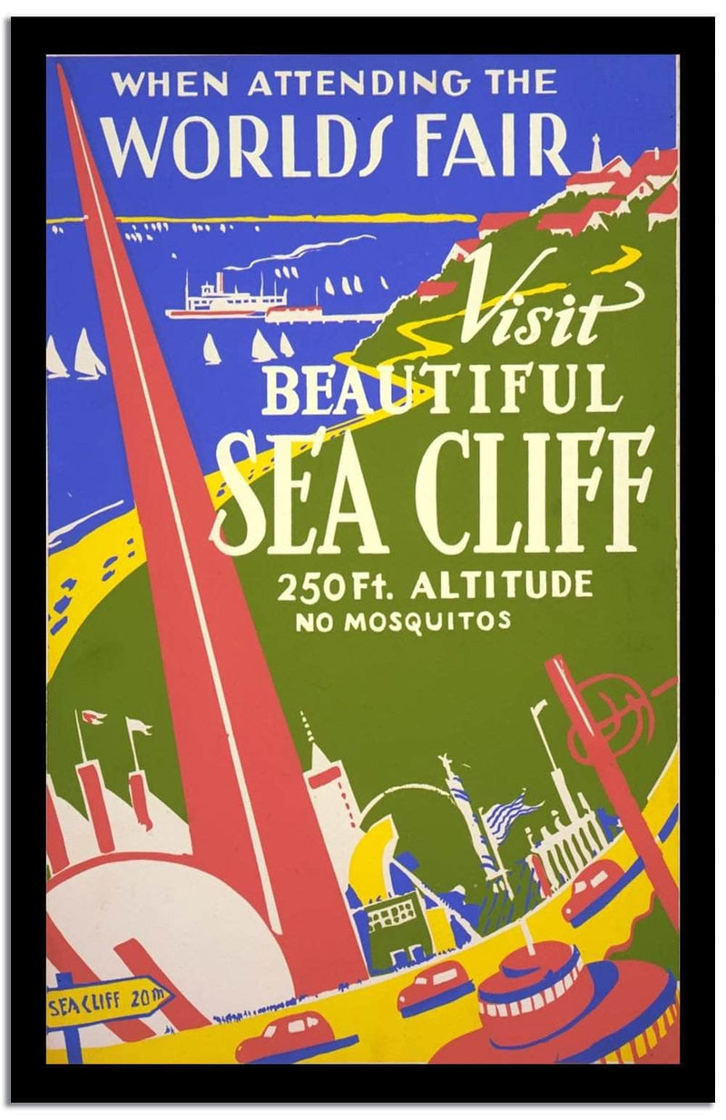 When Attending The World Fair  Vintage Poster Fine Art Print