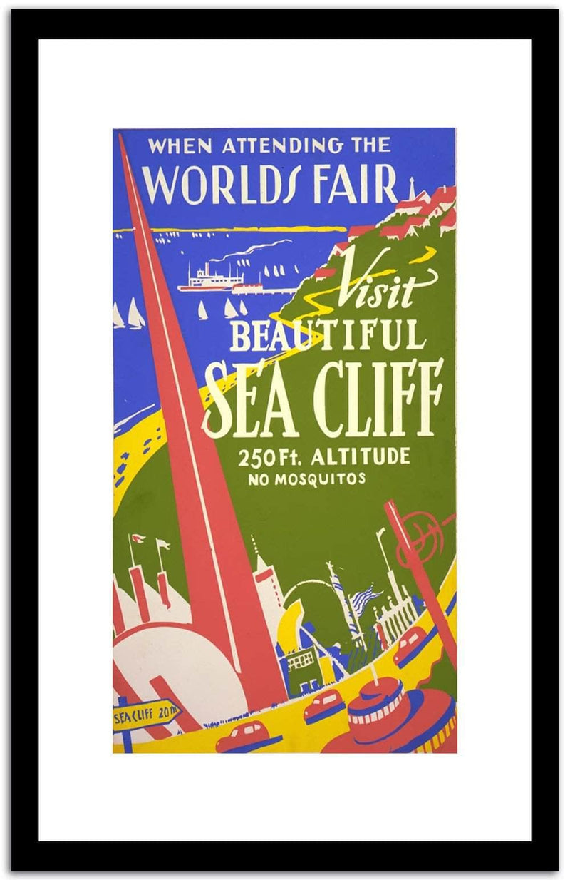 When Attending The World Fair  Vintage Poster Fine Art Print