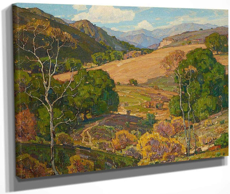 When Fields Lie Fallow By William Wendt Fine Art Print