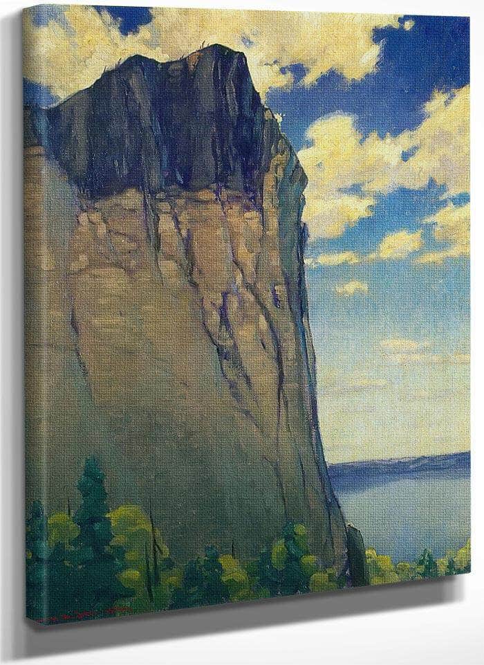 Where The Eagles Soar By Frank Johnston Fine Art Print