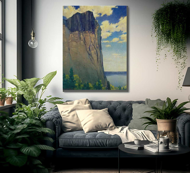 Where The Eagles Soar By Frank Johnston Fine Art Print