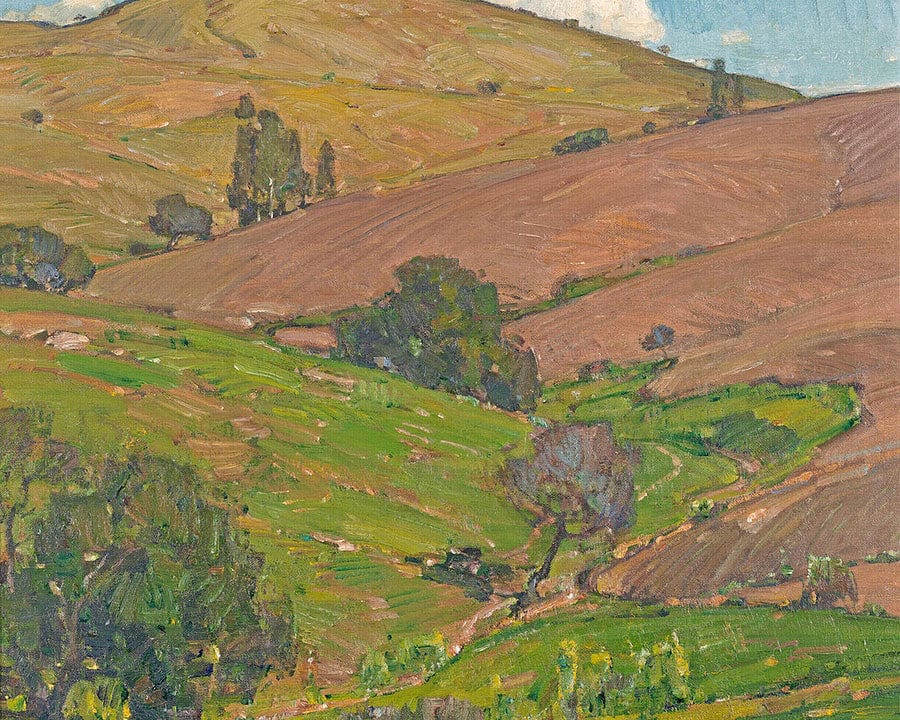 Where The Husband Man Toiled By William Wendt Fine Art Print