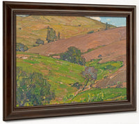 Where The Husband Man Toiled By William Wendt Fine Art Print