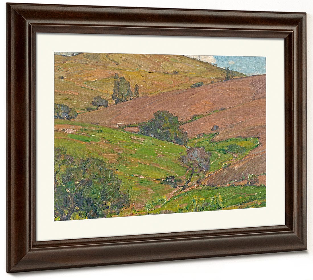Where The Husband Man Toiled By William Wendt Fine Art Print