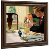 Wheres Mama Liberty Magazine Cover October 1929 By Leslie Thrasher Fine Art Print