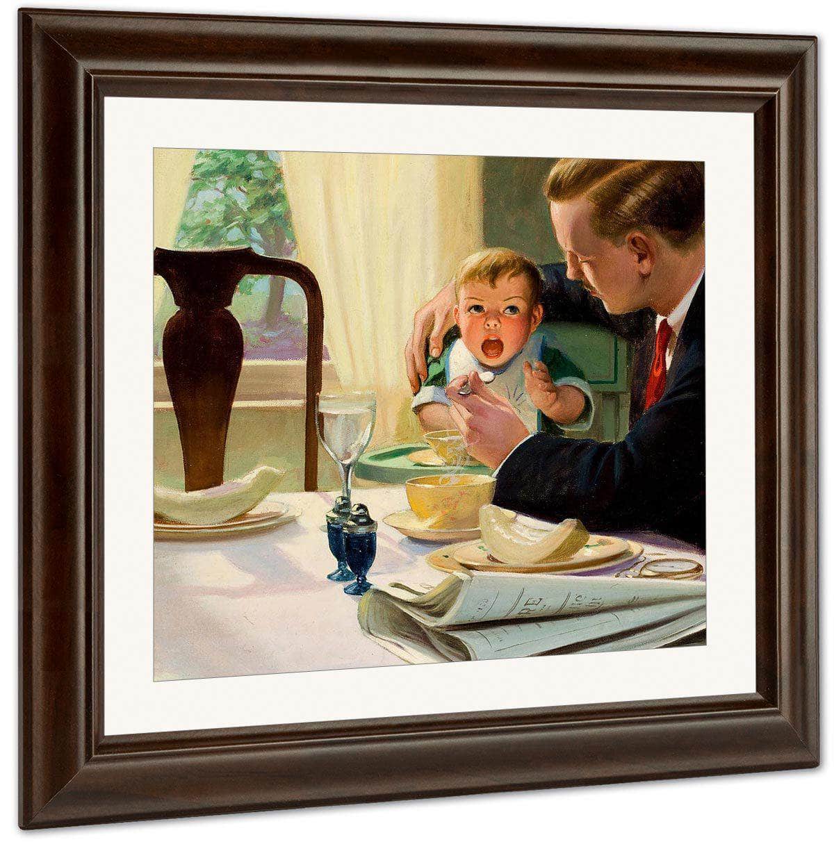 Wheres Mama Liberty Magazine Cover October 1929 By Leslie Thrasher Fine Art Print