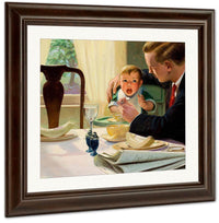 Wheres Mama Liberty Magazine Cover October 1929 By Leslie Thrasher Fine Art Print