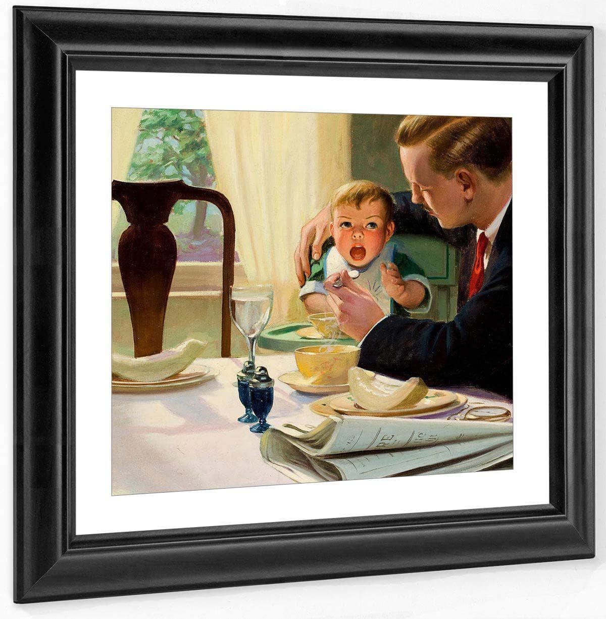 Wheres Mama Liberty Magazine Cover October 1929 By Leslie Thrasher Fine Art Print