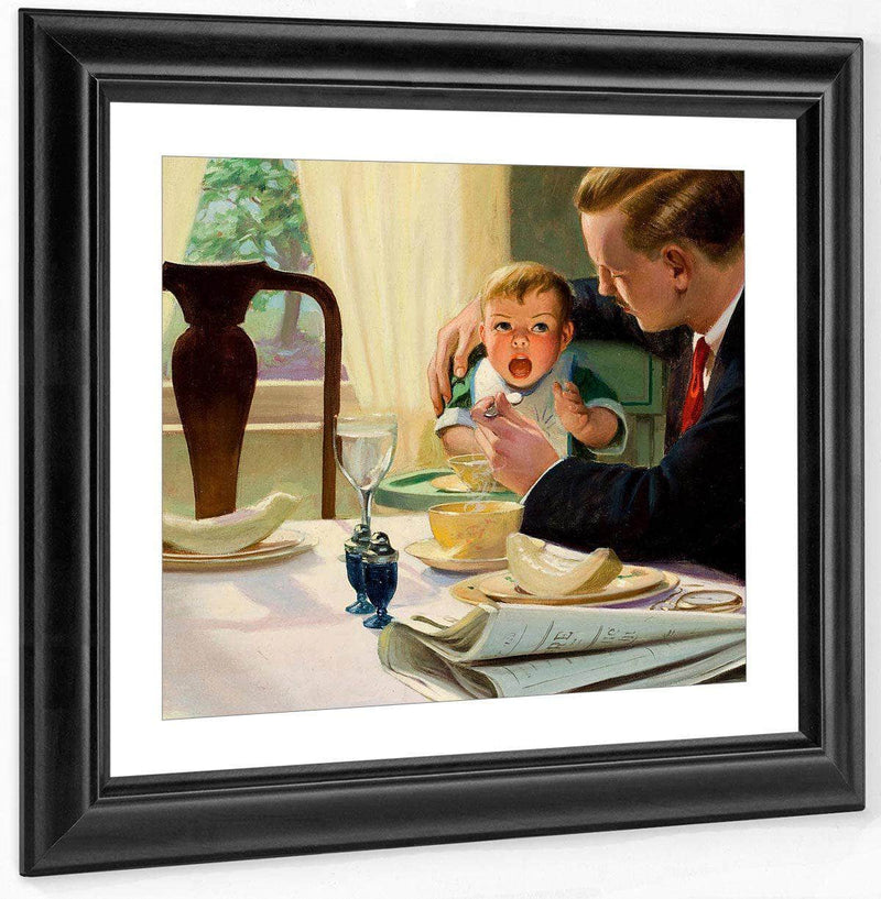 Wheres Mama Liberty Magazine Cover October 1929 By Leslie Thrasher Fine Art Print