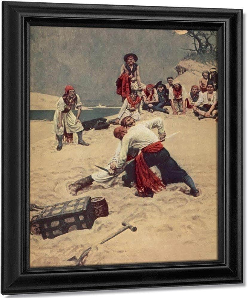 Whichshall Be Captain By Howard Pyle Fine Art Print