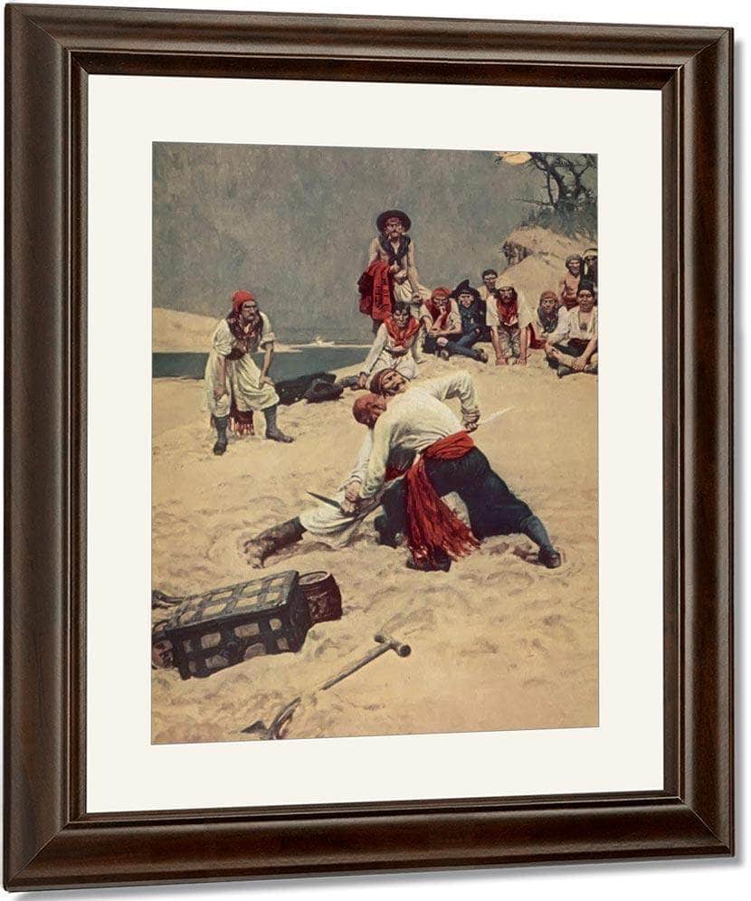 Whichshall Be Captain By Howard Pyle Fine Art Print