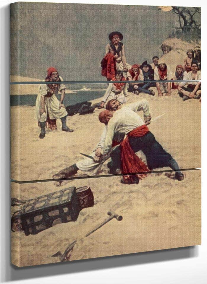 Whichshall Be Captain By Howard Pyle Fine Art Print