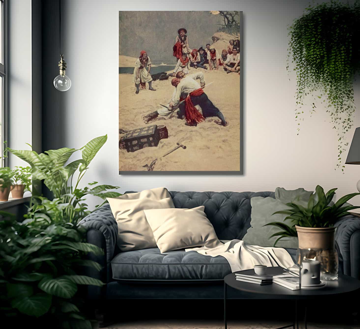Whichshall Be Captain By Howard Pyle Fine Art Print
