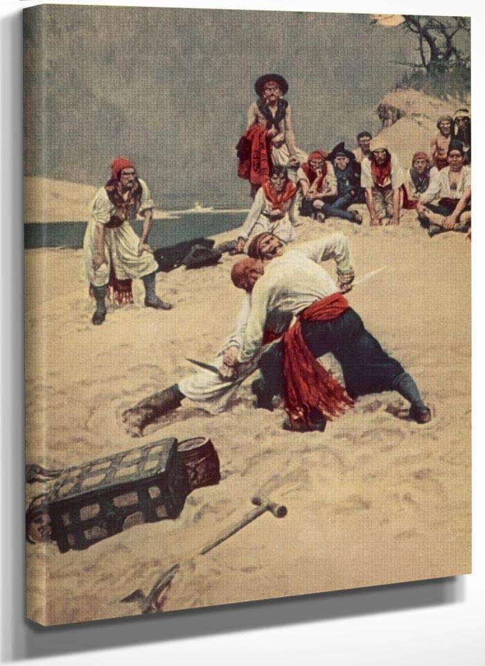 Whichshall Be Captain By Howard Pyle Fine Art Print