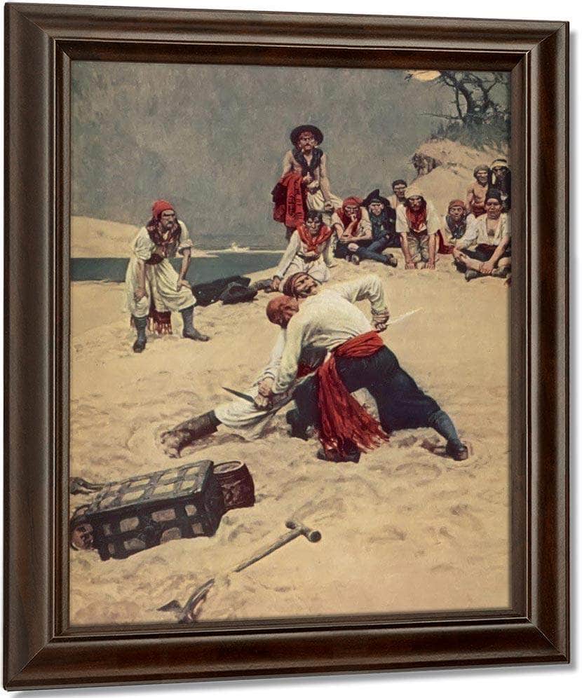 Whichshall Be Captain By Howard Pyle Fine Art Print
