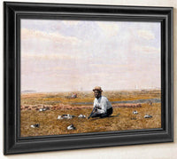 Whistling For Plover By Thomas Eakins Fine Art Print