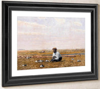 Whistling For Plover By Thomas Eakins Fine Art Print