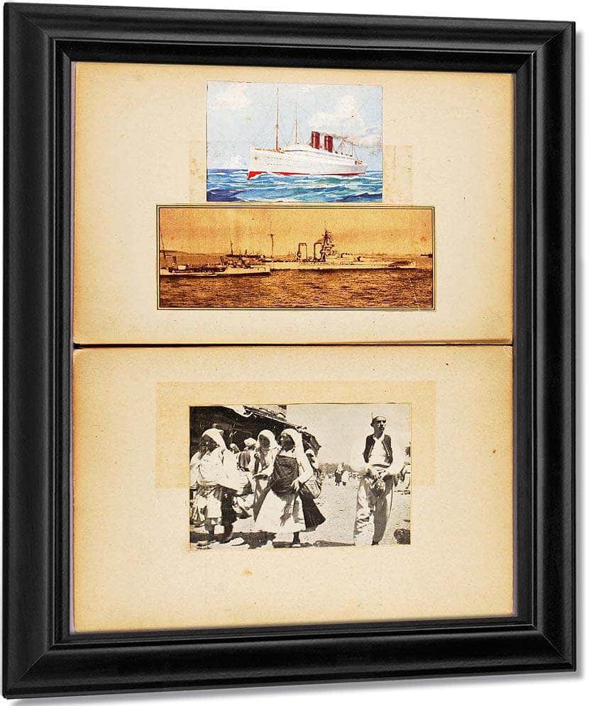 White Against Sky  Arabs, Study Folder For Book Concealing Coloration In The Animal Kingdom By Abbott Handerson Thayer Fine Art Print