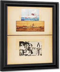 White Against Sky  Arabs, Study Folder For Book Concealing Coloration In The Animal Kingdom By Abbott Handerson Thayer Fine Art Print