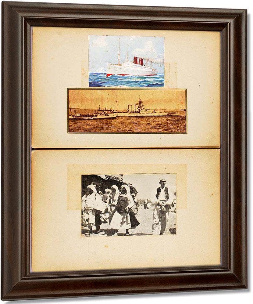 White Against Sky  Arabs, Study Folder For Book Concealing Coloration In The Animal Kingdom By Abbott Handerson Thayer Fine Art Print