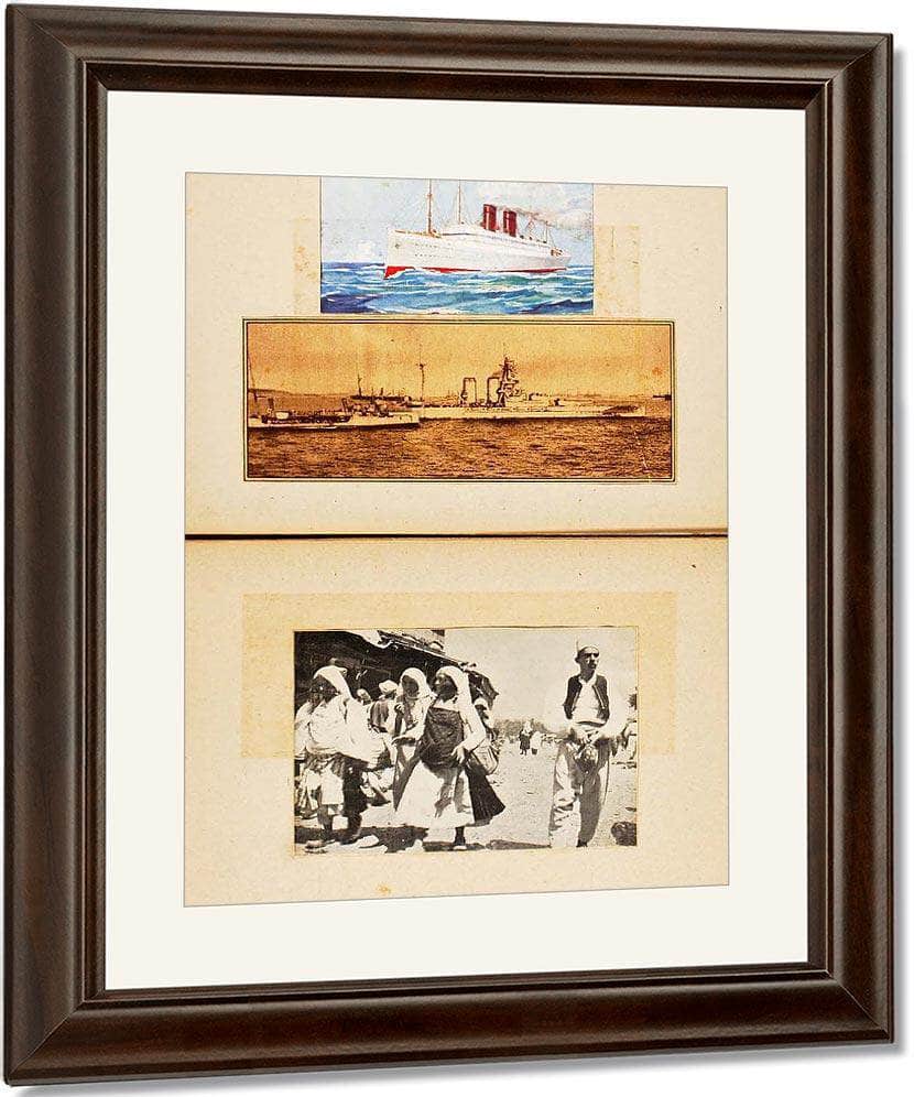 White Against Sky  Arabs, Study Folder For Book Concealing Coloration In The Animal Kingdom By Abbott Handerson Thayer Fine Art Print