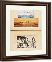 White Against Sky  Arabs, Study Folder For Book Concealing Coloration In The Animal Kingdom By Abbott Handerson Thayer Fine Art Print