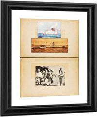 White Against Sky  Arabs, Study Folder For Book Concealing Coloration In The Animal Kingdom By Abbott Handerson Thayer Fine Art Print