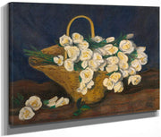 White By Roses By In By Basket By Walt Kuhn Fine Art Print