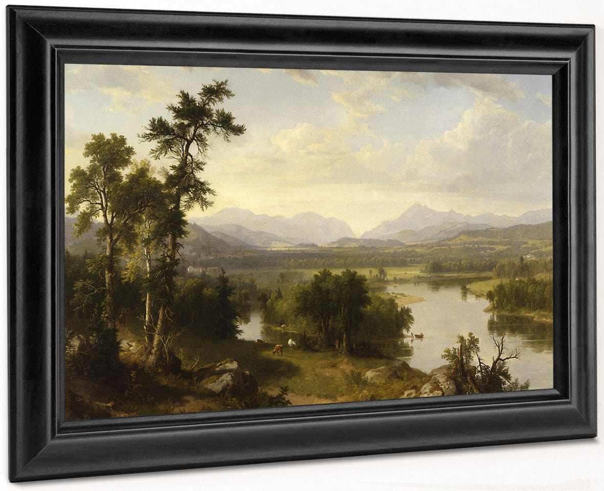 White Mountain Scenery, Franconia Notch, N.H. By Asher Brown Durand Fine Art Print