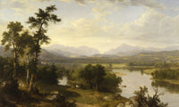 White Mountain Scenery, Franconia Notch, N.H. By Asher Brown Durand Fine Art Print