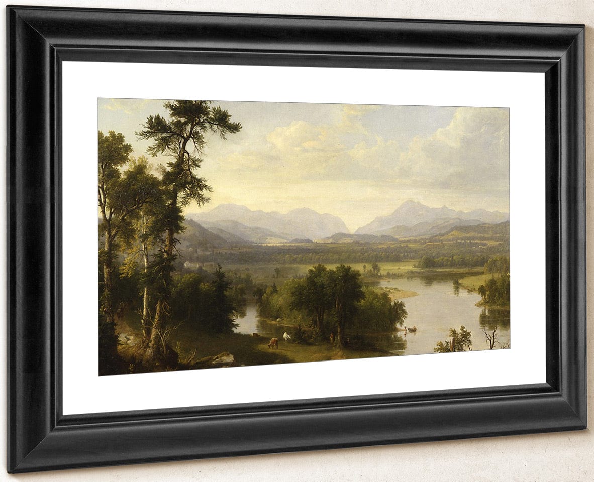 White Mountain Scenery, Franconia Notch, N.H. By Asher Brown Durand Fine Art Print