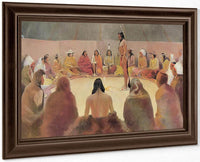 White Otter Defies The White Man By Frederic Remington Fine Art Print