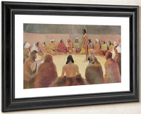 White Otter Defies The White Man By Frederic Remington Fine Art Print