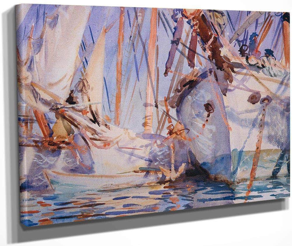 White Ships By John Singer Sargent Fine Art Print