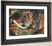 White Stroke 1920 By Wassily Kandinsky Fine Art Print