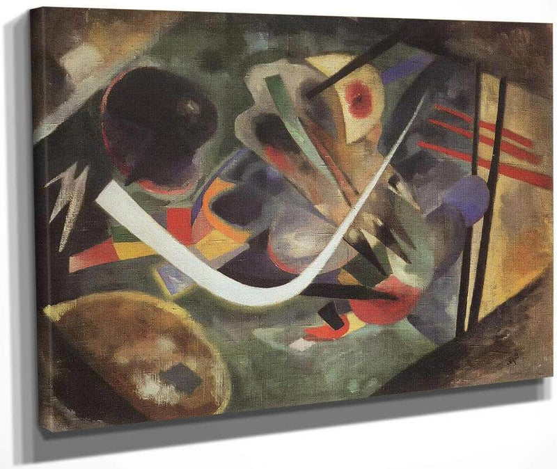 White Stroke 1920 By Wassily Kandinsky Fine Art Print