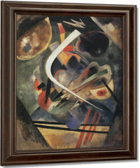 White Stroke By Wassily Kandinsky Fine Art Print