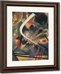 White Stroke By Wassily Kandinsky Fine Art Print