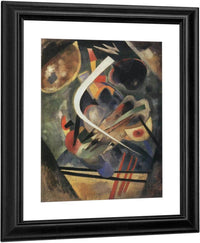 White Stroke By Wassily Kandinsky Fine Art Print