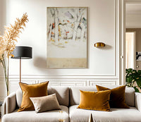 White Tree Trunks By Cezanne Paul Fine Art Print